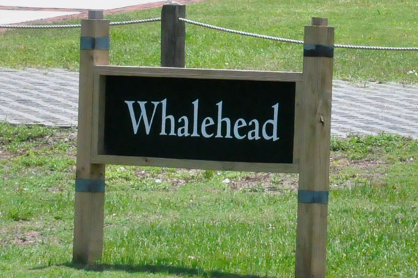 Whalehead sign